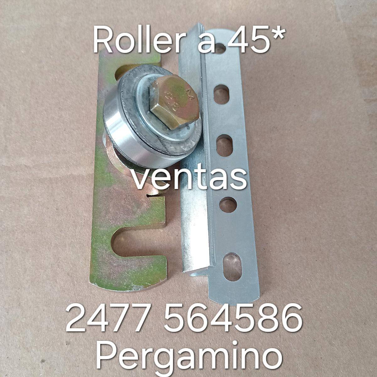 Roller Aliviador a 45 Grados y Cadenas Maiceros .talon a R