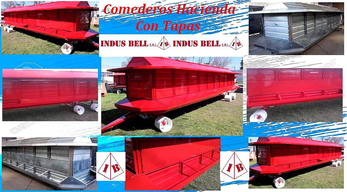 Comedero Hacienda Tipo Vagón con Tapas