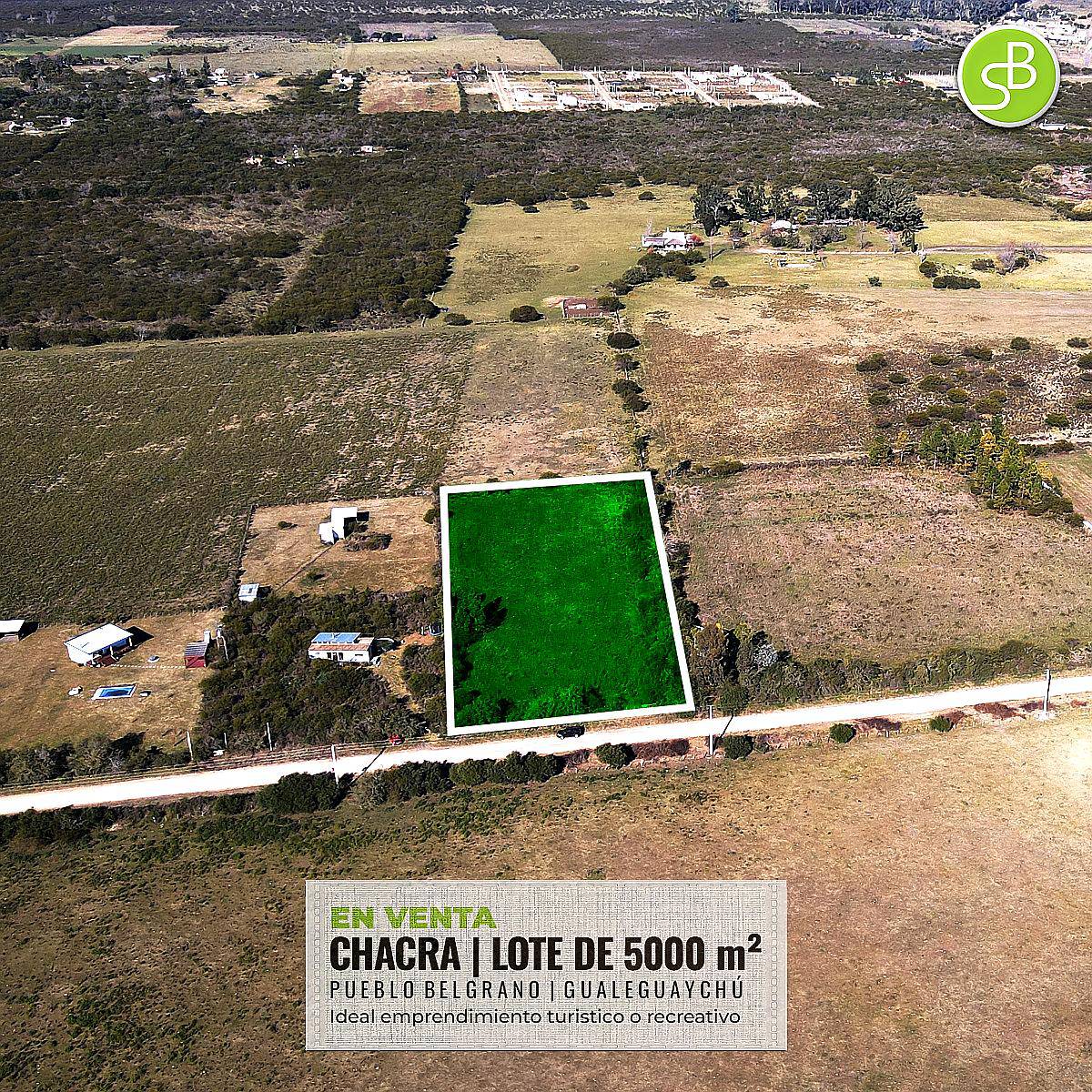 Chacra 5000 M2 en Pueblo General Belgrano - Gualeguaychú.