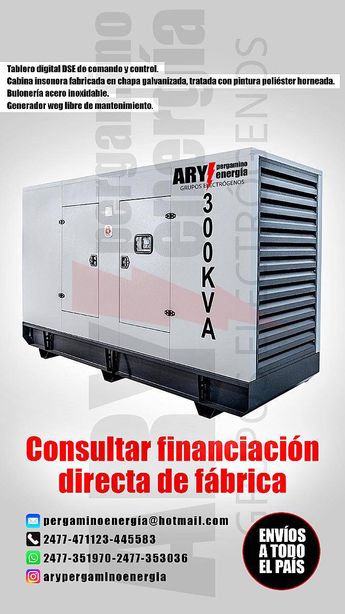 Grupos Electrogeno 300 KVA