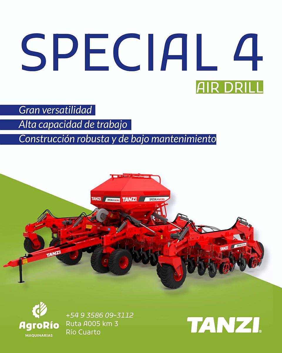 Sembradora Tanzi Special 4 AIR Drill