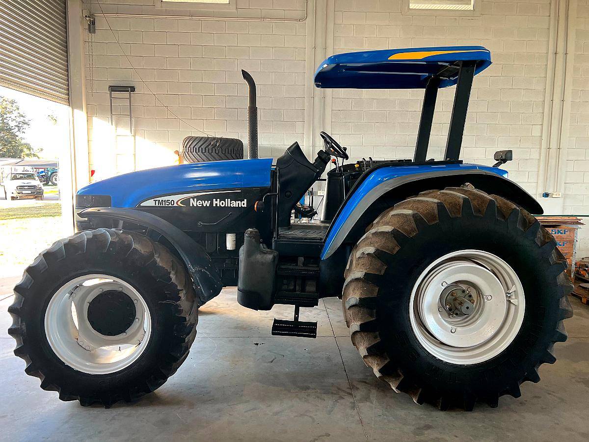 Tractor New Holland TM 150 Rops, Caja Mecánica, Mod 2006