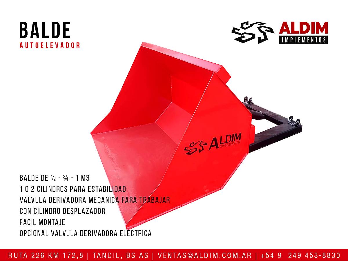 Balde Aldim para Autoelevador
