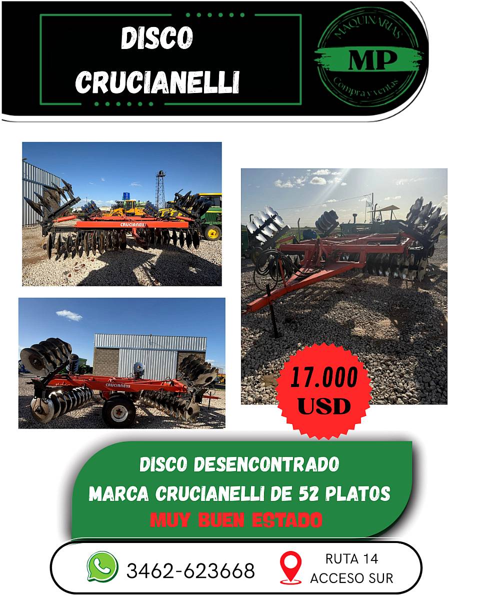 Disco Desencontrado Marca Crucianelli