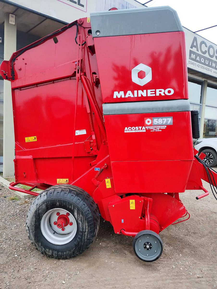 Rotoenfardadora Mainero Mod. 5877 Rollo Angosto.