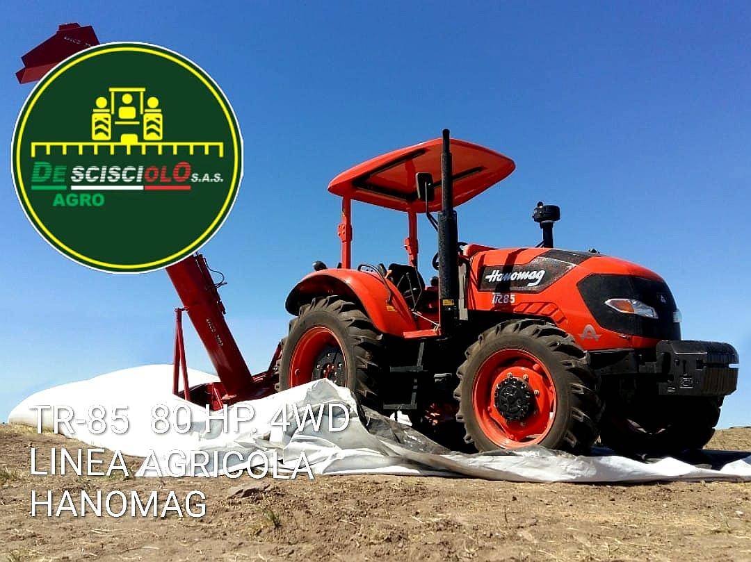 Tractor TR-85 80 HP. 4wd Agricola Hanomag
