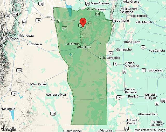 San Francisco del Monte de ORO Casa