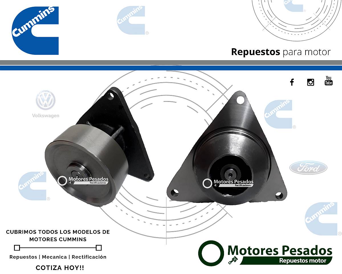 Bomba de Agua para Cummins 6c - 6 CT - 6 CTA - 6 Ctaa 8.3