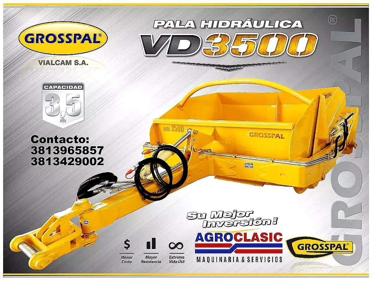 Pala de Arrastre Grosspal VD 3500