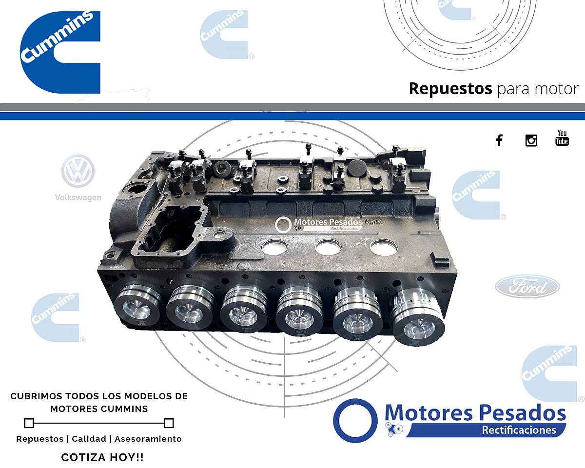 Semiarmado Cummins 6ct - 220 HP