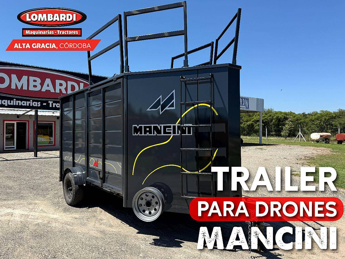 Trailer para Drones Mancini de UN Eje Disponible