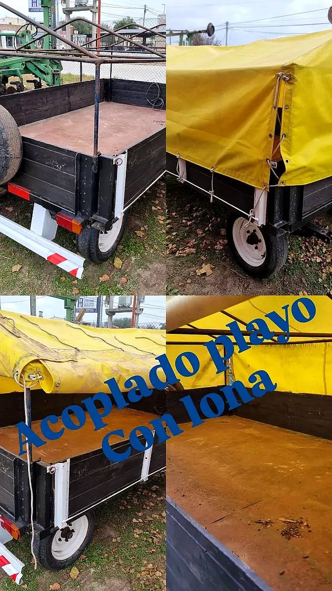 Acoplado Playo, con Lona