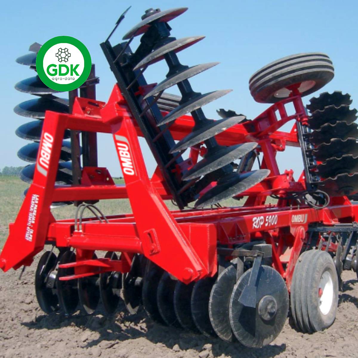 Zaccius Rop Rastras Desencontradas Pesadas - ROP 5900 Ombu - 64 Discos - Agroads
