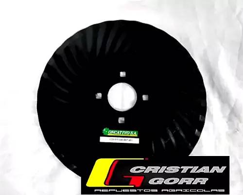 Cuchilla Turbo de 16 Pulgadas / Centro 101/ 4 AGUJ./33 Ondas