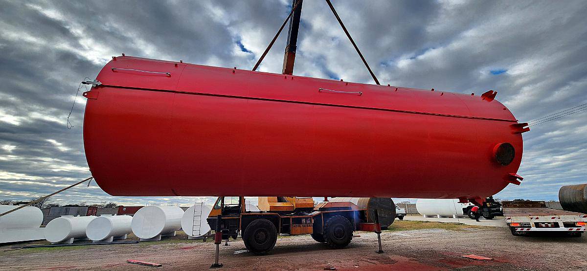 Tanque Aereo Vertical 120.000 Litros RED de Incendio