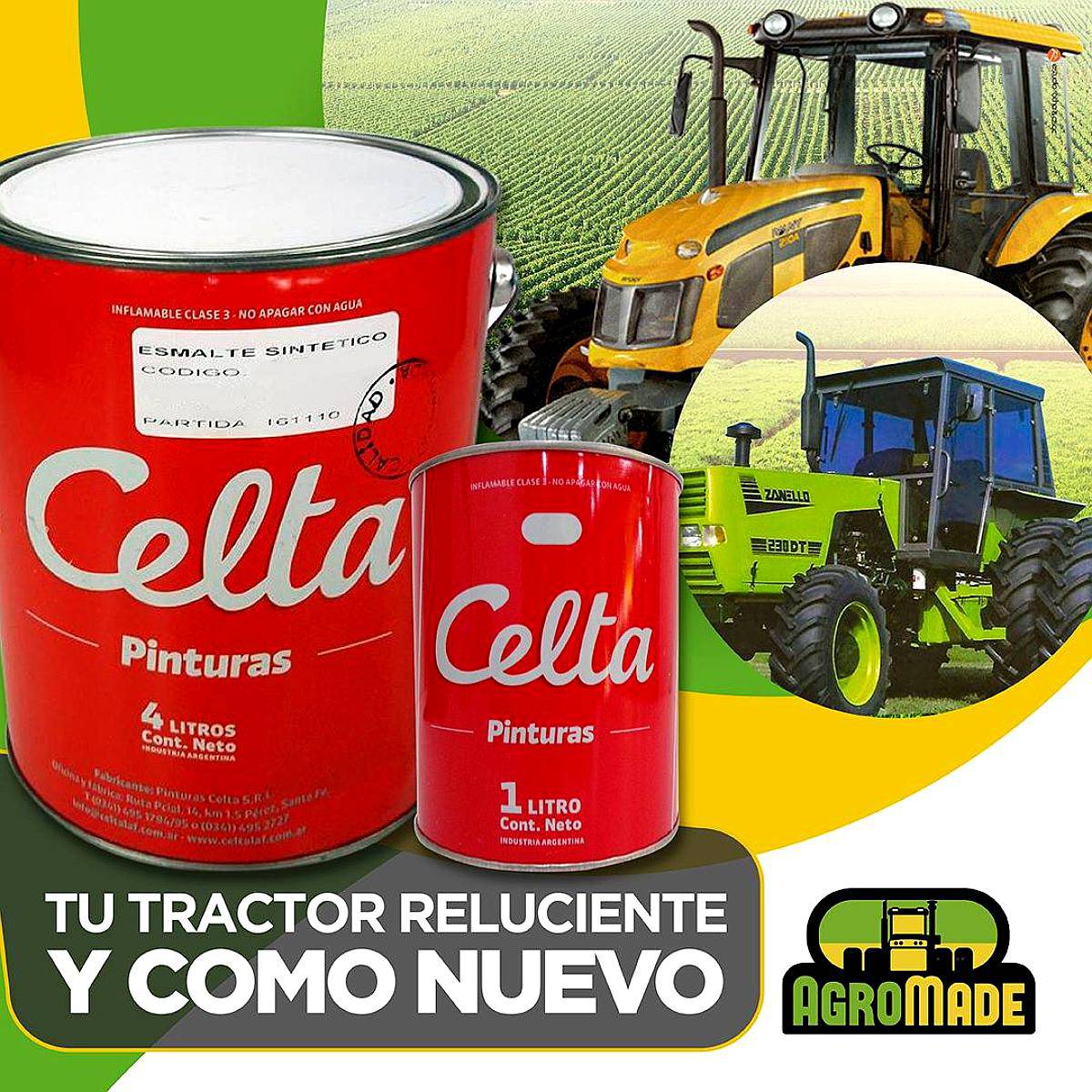 Pintura Gris Cabina Pauny/zanello - 4l ( Oscuro)