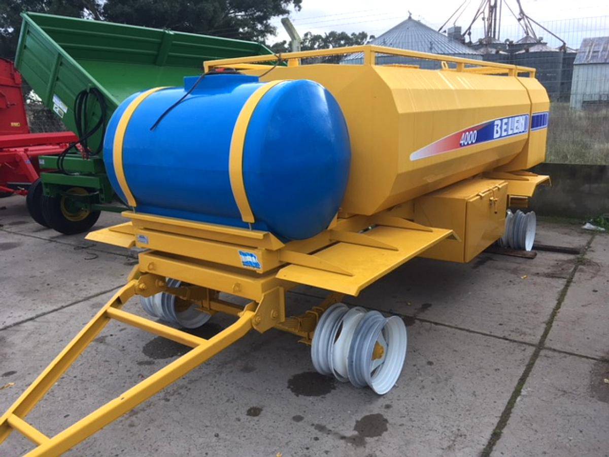 Tanque Belen de 4000 Lts con Bauleras y Tanque Plastico - Agroads