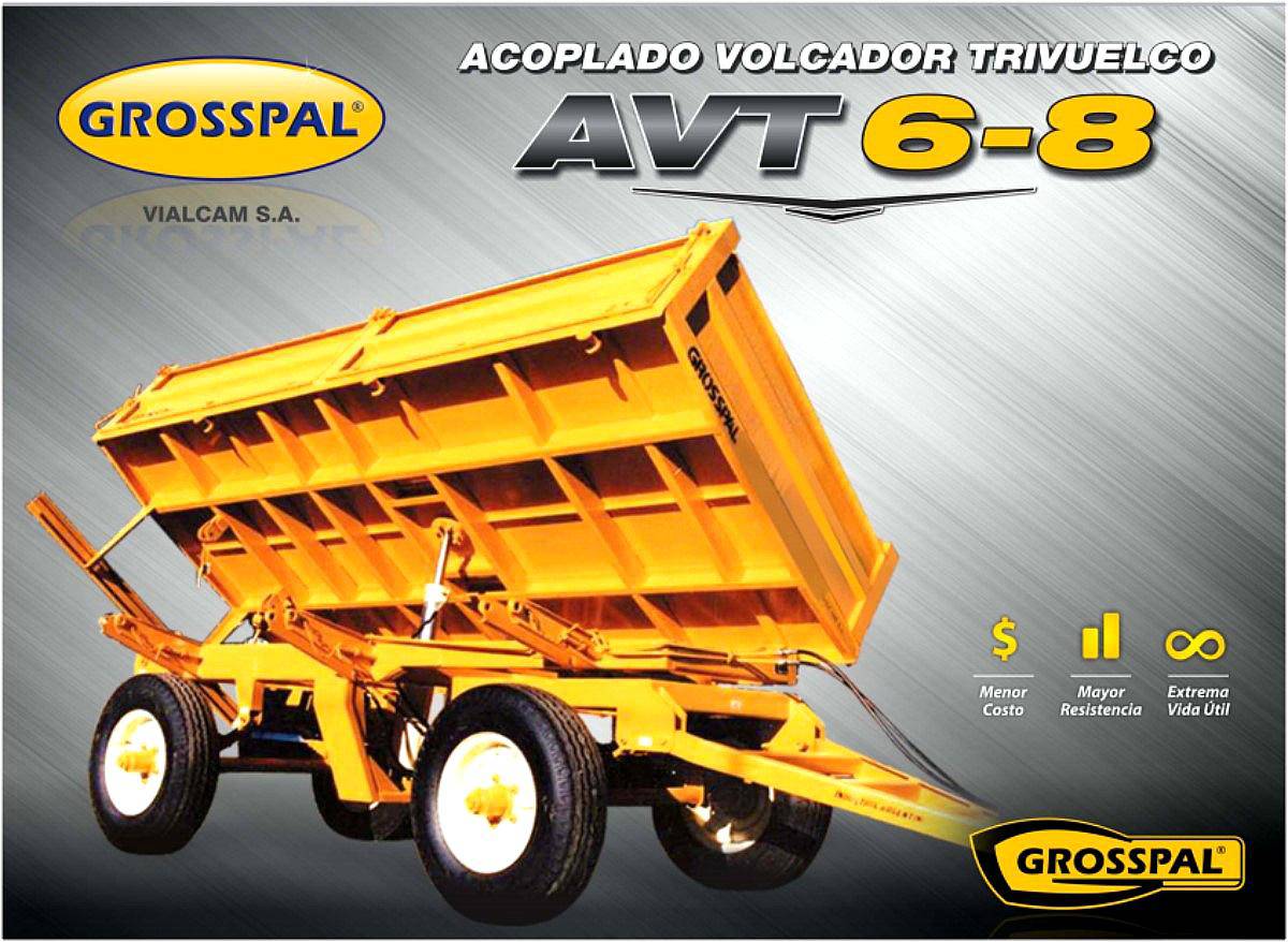 Acoplado Volcador Trivuelco AVT 6000 - Grosspal