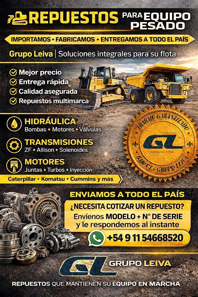 Repuestos para Equipo Pesado Importación