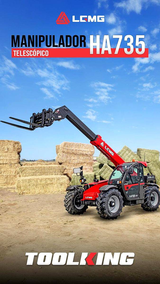 Manipulador Telescópico Lgmg HA735 - 7 Mts Altura - 3.5 TON