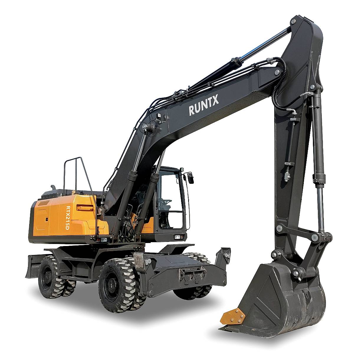 Excavadora C./ Ruedas - Runtx - Modelo 8, 15, 18 y 21 Ton.
