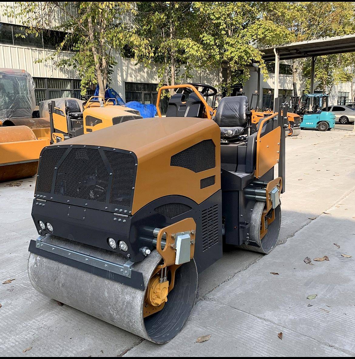 Rodillo Compactador Vibrador Doble