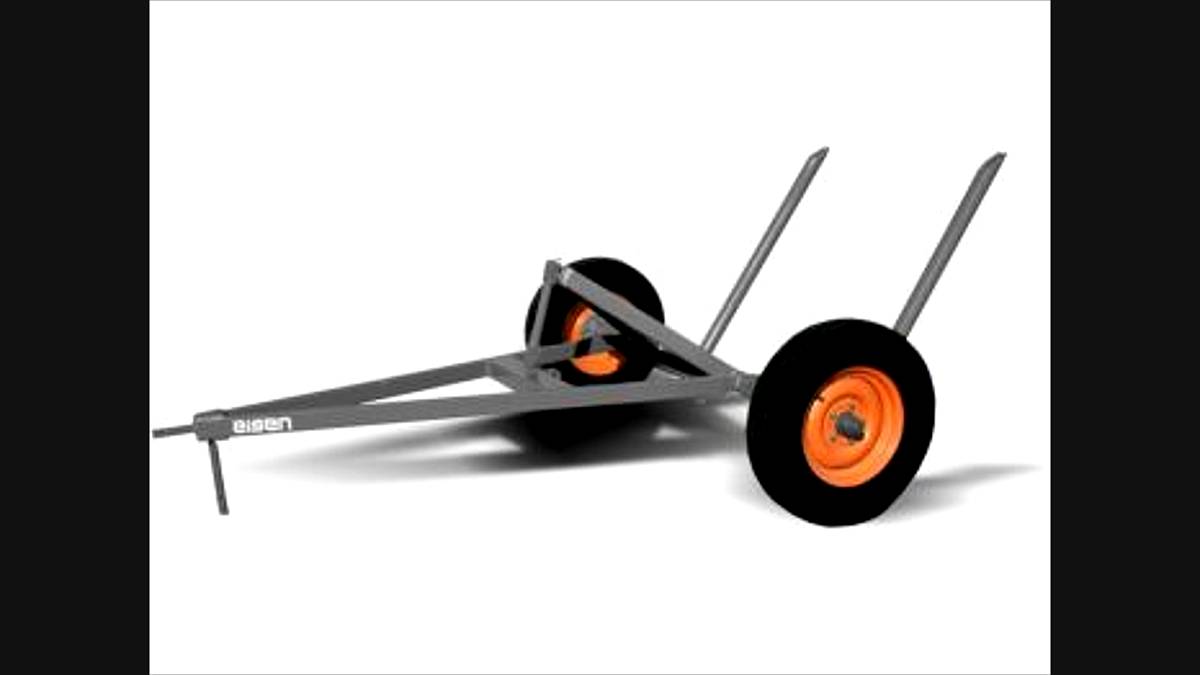 Cargador de Rollos y Fardos Transportador Eisen Simple