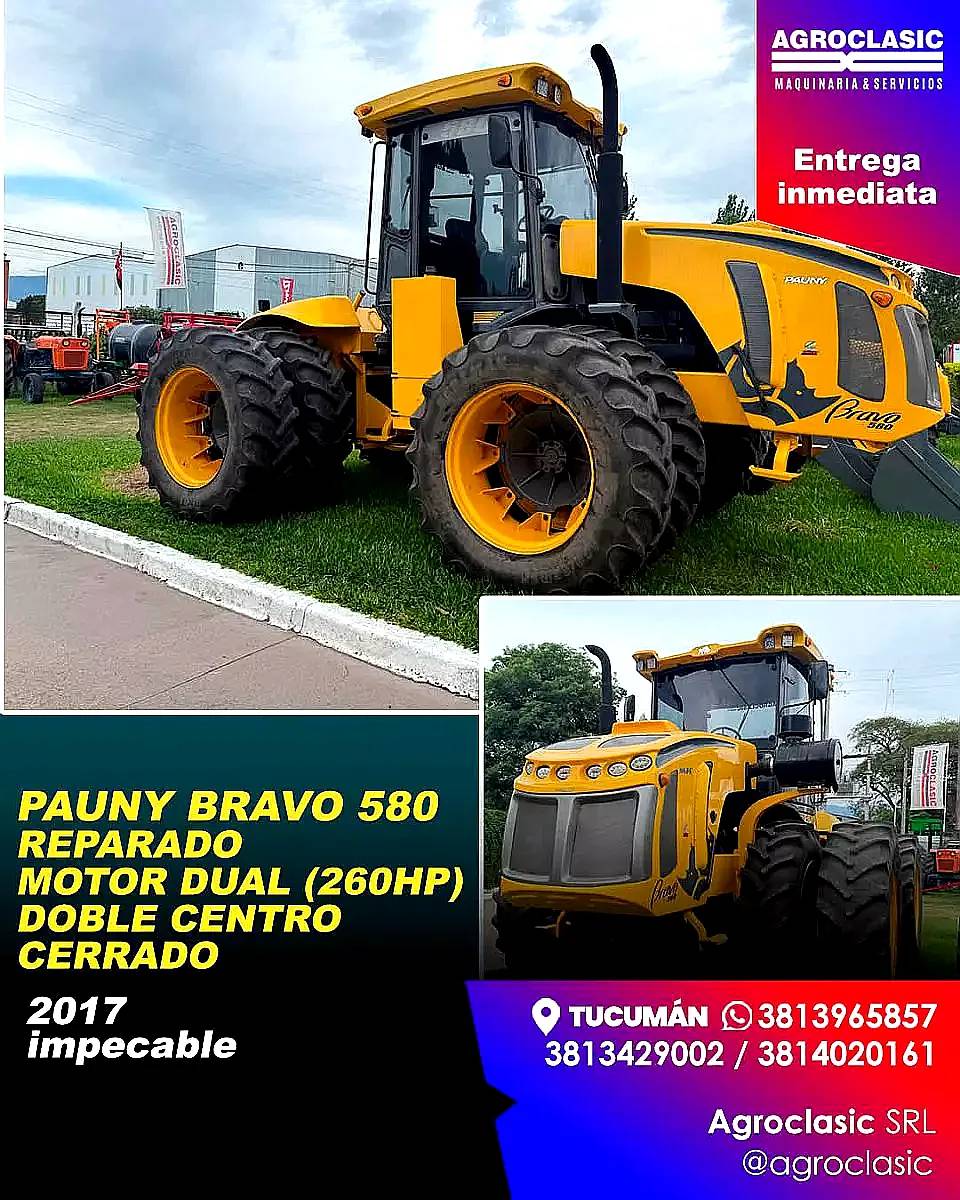 Tractor Pauny Bravo 580 - 260 HP