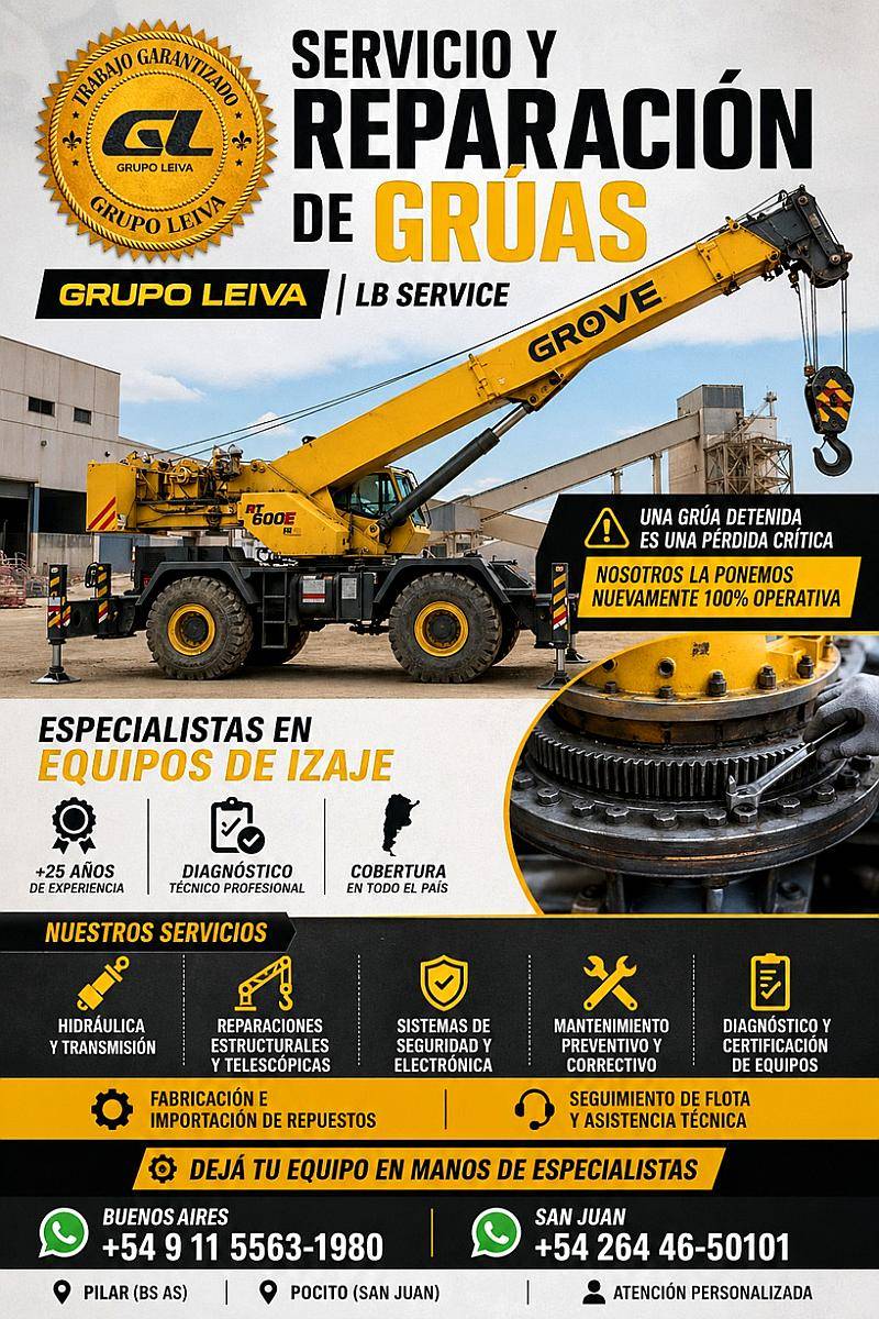Servicio Técnico de Grúas: Reparación Integral y Mantenimien