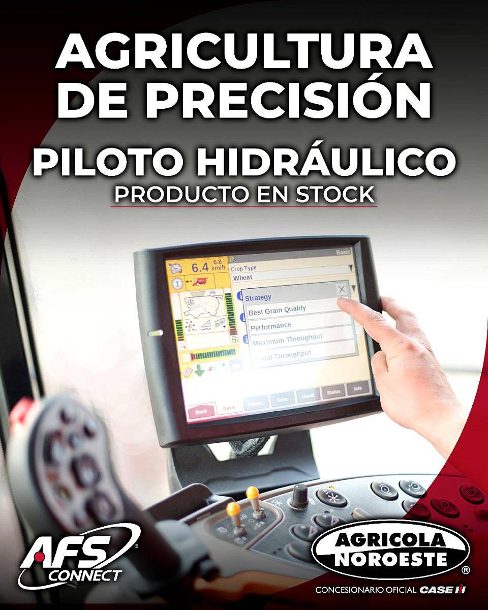 Piloto Automático Hidráulico para Case IH y New Holland