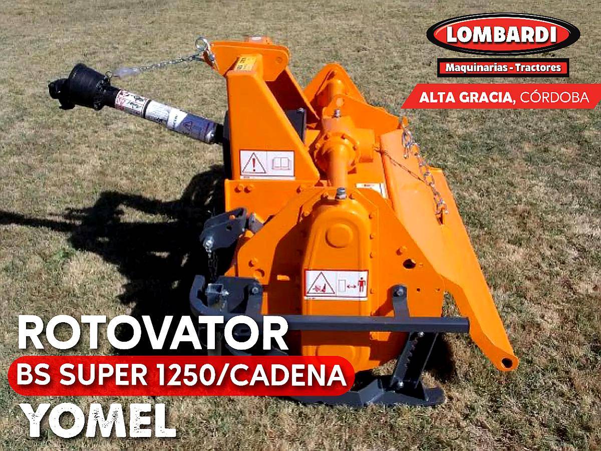 Rotovator BS Super 1250 con Cadena - Yomel