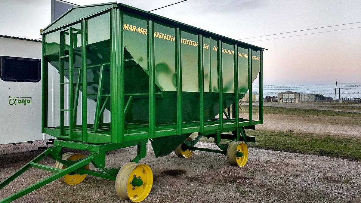 Acoplado Semilla y Fertilizante con Tapa Fácil Mar-mel