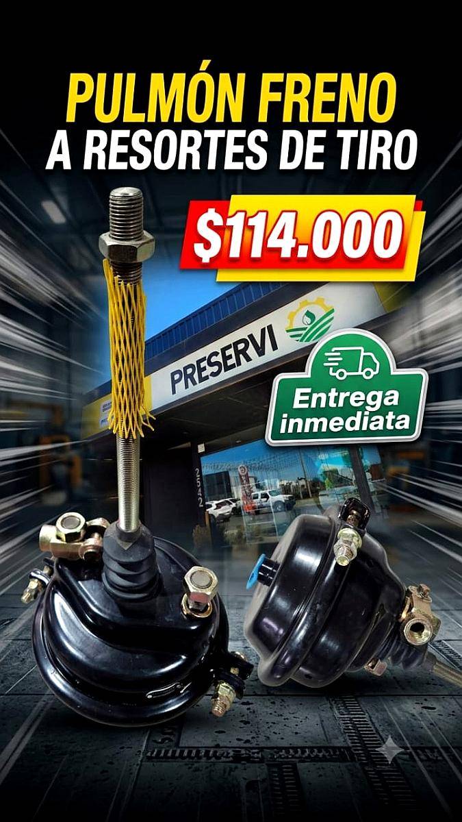 Pulmon Freno a Resortes de Tiro