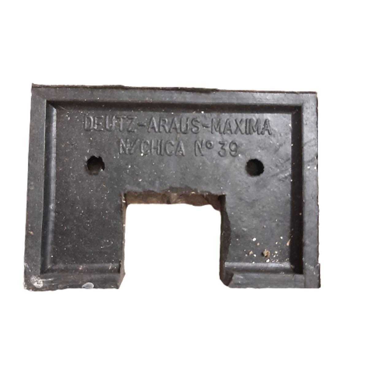 Paleteador Balde Goma para Noria Deutz