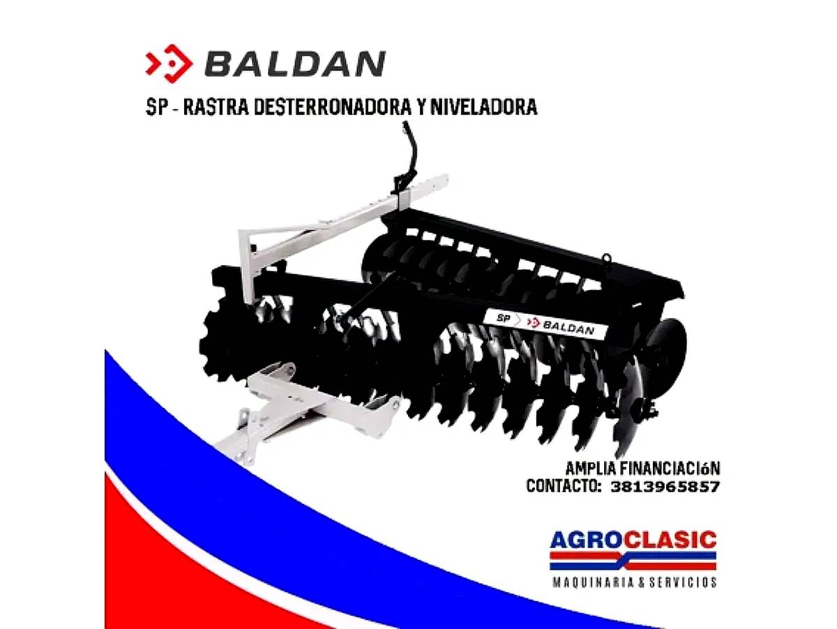 Rastra Desenterronadora y Niveladora Baldan