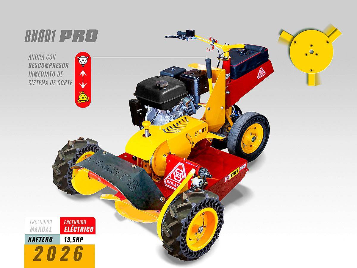 Mini Tractor Cortacésped, Malezas y Arbustos RH001 PRO