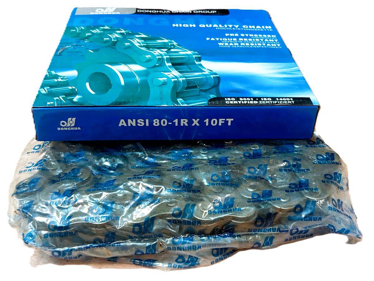 Cadena a Rodillos ASA 80 Simple Marca Donghua
