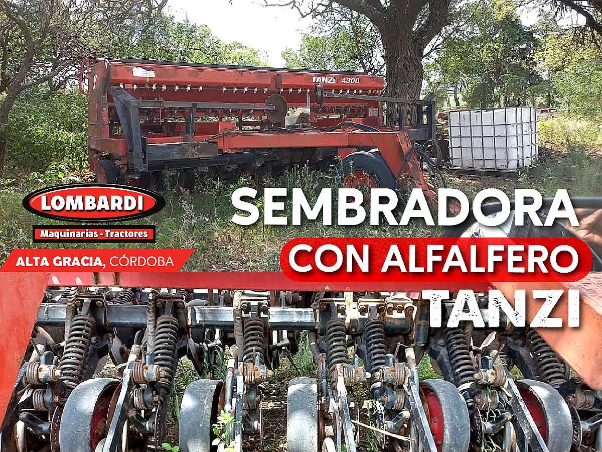 Sembradora Tanzi 4300 con Alfalfero Disponible Entrega