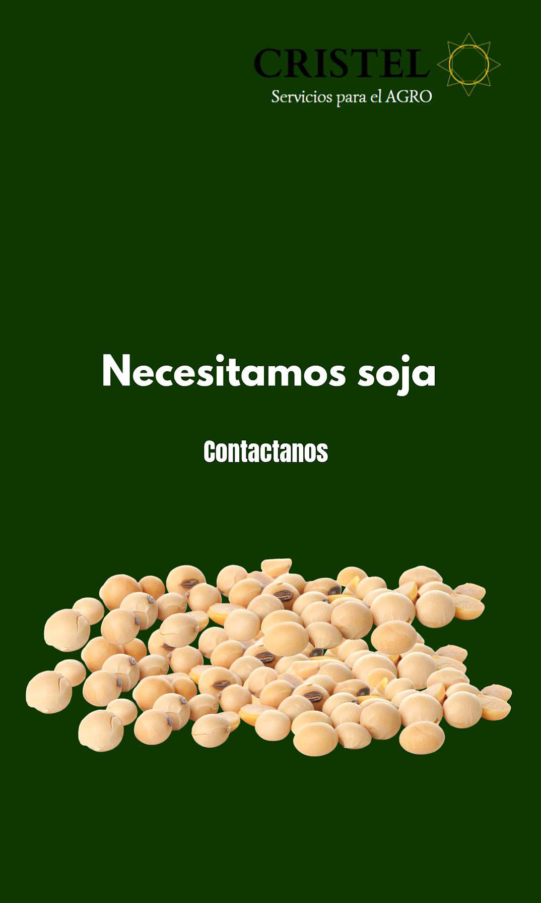 Compro Soja: Contactanos para MÁS Información