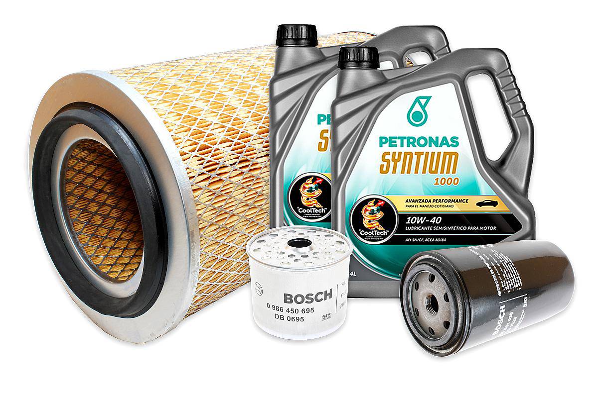 Kit Filtros + Aceite Syntium Ford F-700 F-7000 Desde 1987