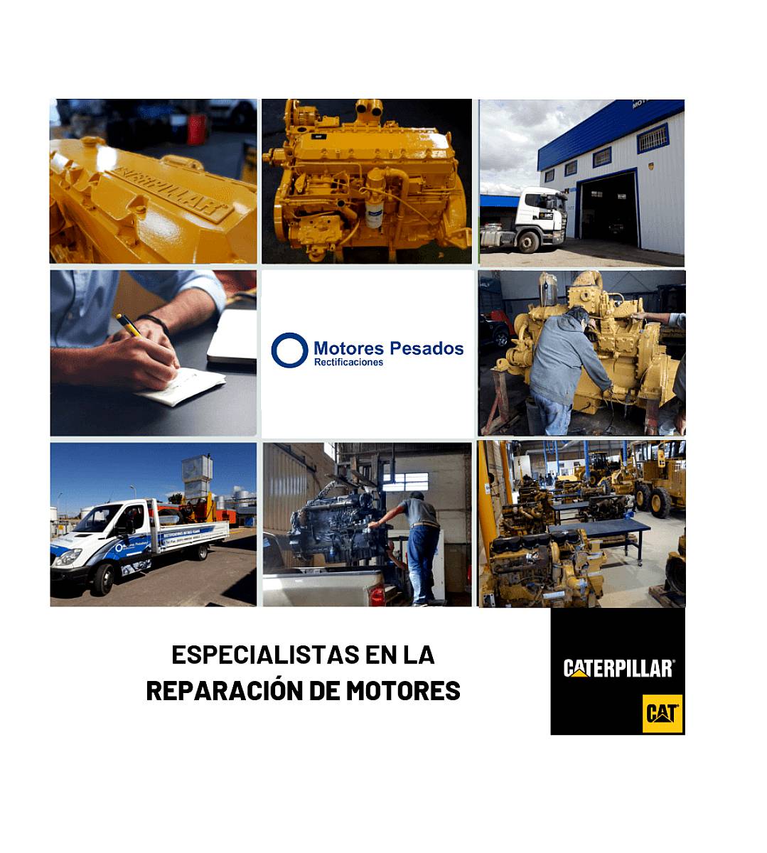 Reparación, Servicio y Repuestos para Motores Caterpillar Agroads
