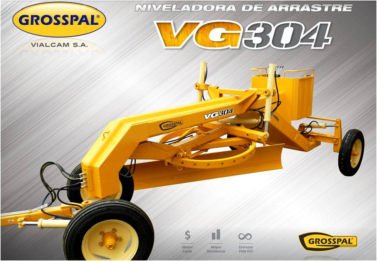 Niveladora de Arrastre VG 304 - Grosspal