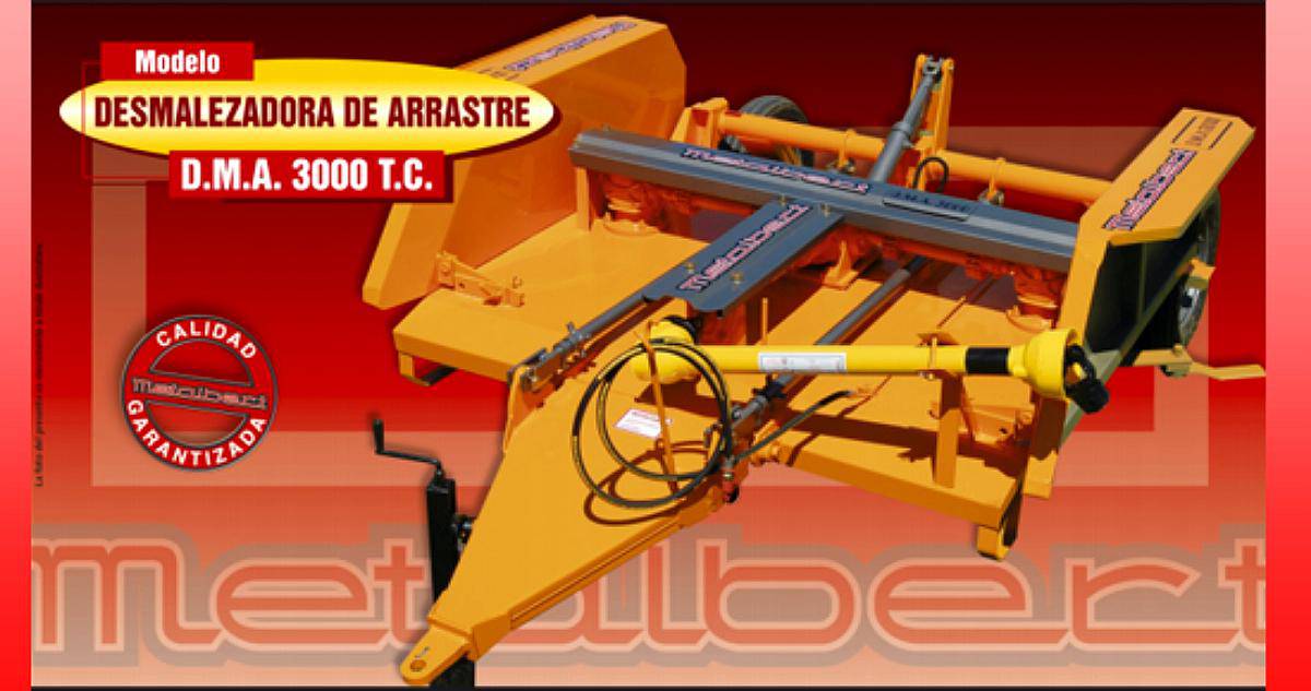 Desmalezadora DMA 3000 Metalbert