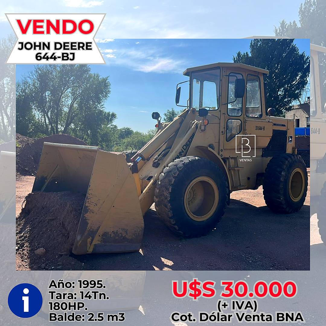 Pala Cargadora John Deere 644-bj.