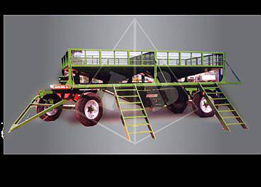 Carro Tolva para Cosecha de Aceitunas Indus Bell