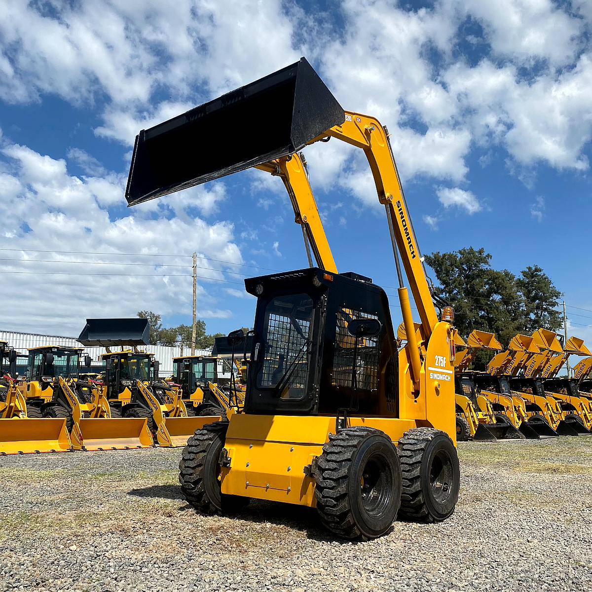 Minicargadora 75hp Sinomach 275fa Cerrada A/A