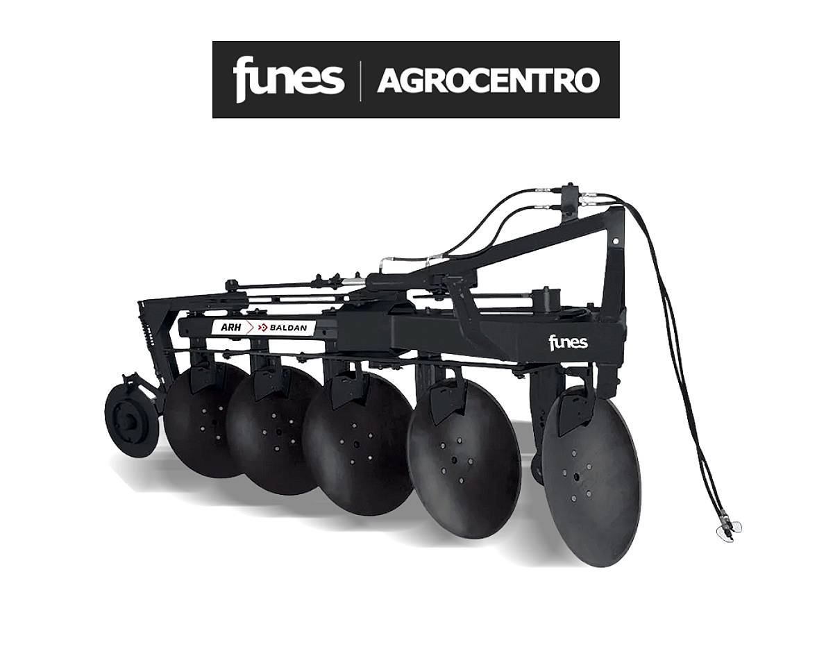 Arado Reversible Hidráulico - ARH Baldan - Funes