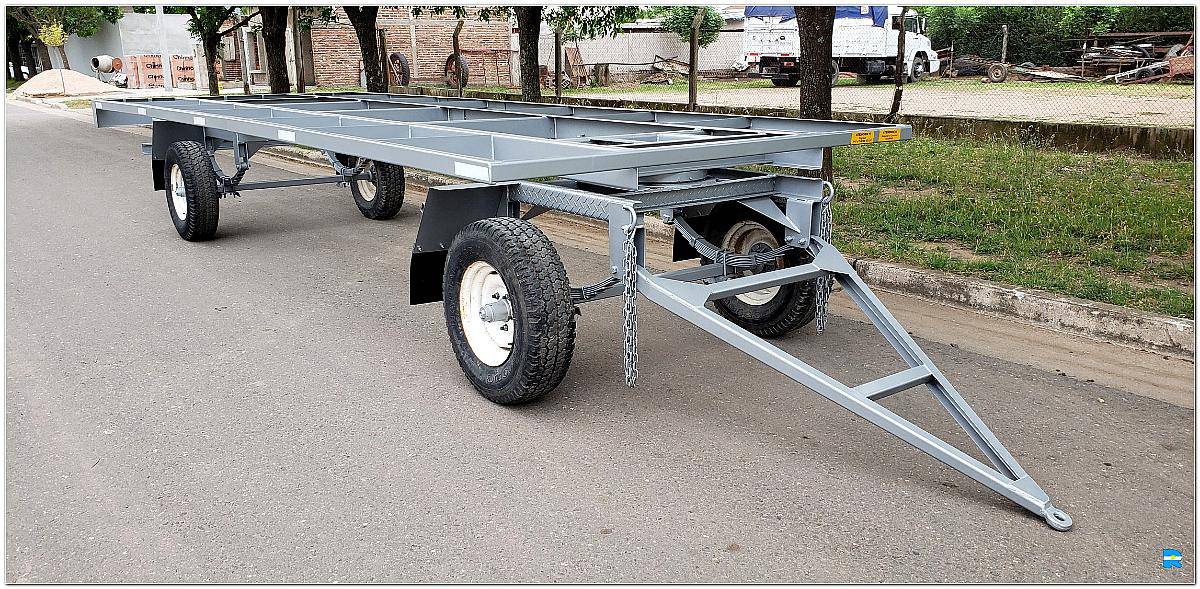 Acoplado Rural Playo Chasis Solo sin Piso. 6 Mts