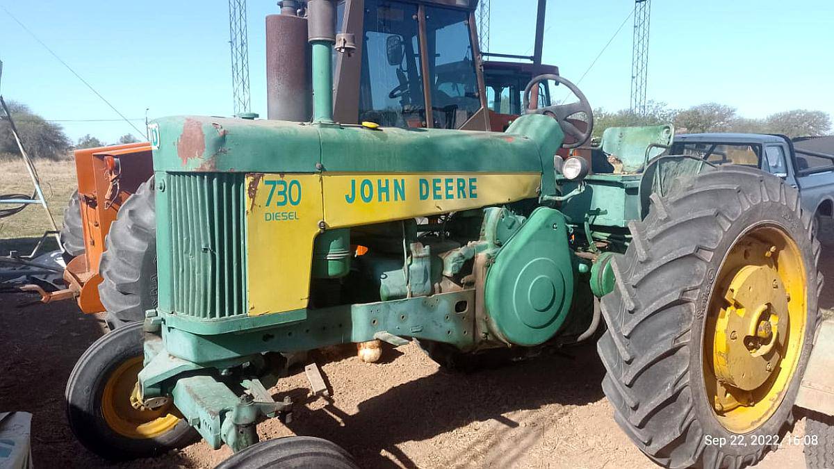 Tractor John Deere 730, Sistema Hidraulico, Cubietas Nuevas. Agroads