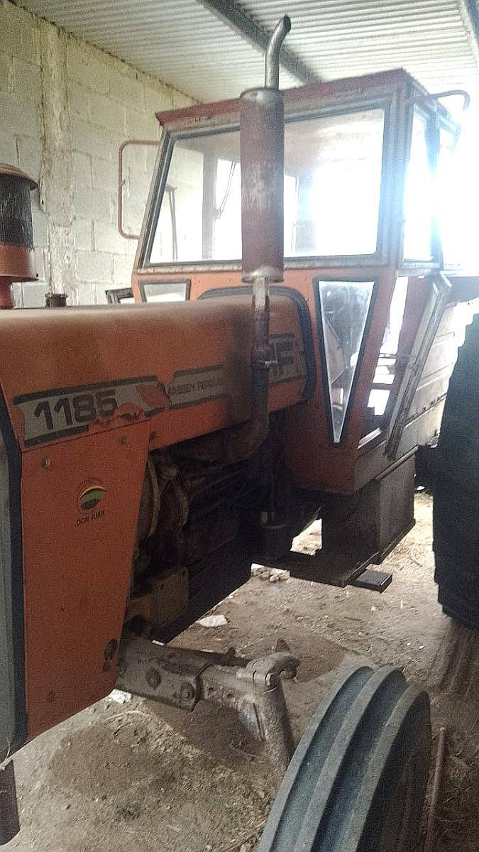 Tractor Massey Ferguson 1185, Doble Embrague, Cubiertas Nuev